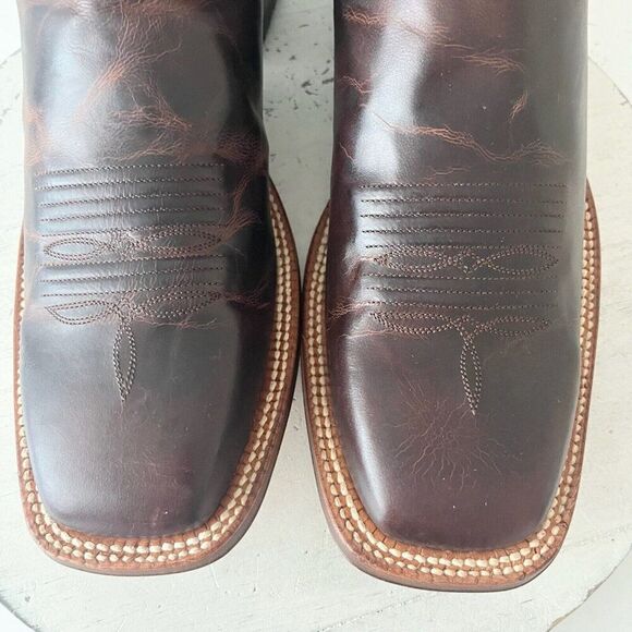 NEW Rod Patrick Mens Cowboy Boots 10.5B Perro Loca Brown Leather Western RPM113 - Picture 8 of 13